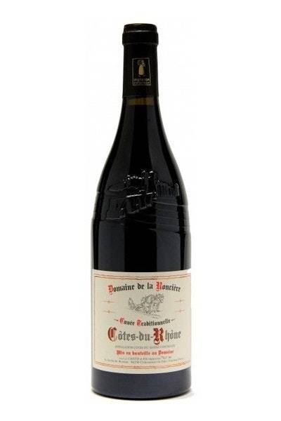 Domaine de la Ronciere Cotes Du Rhone Wine (750 ml)