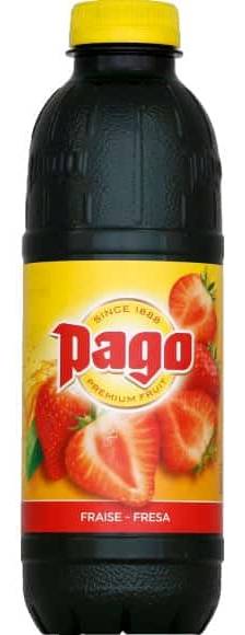 Pago - Boisson aux fruits, fraise (750ml)