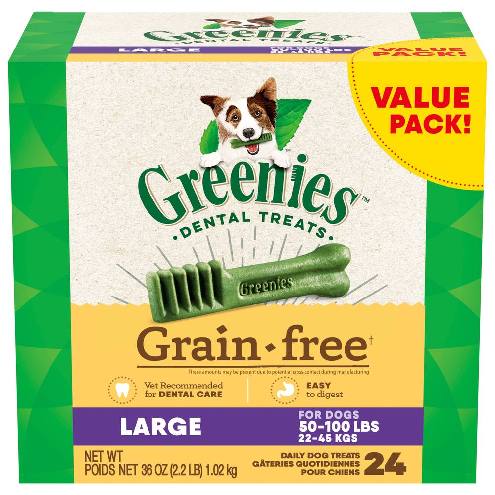 Greenies Grain-Free Large Dental Treats (2.25 lbs)