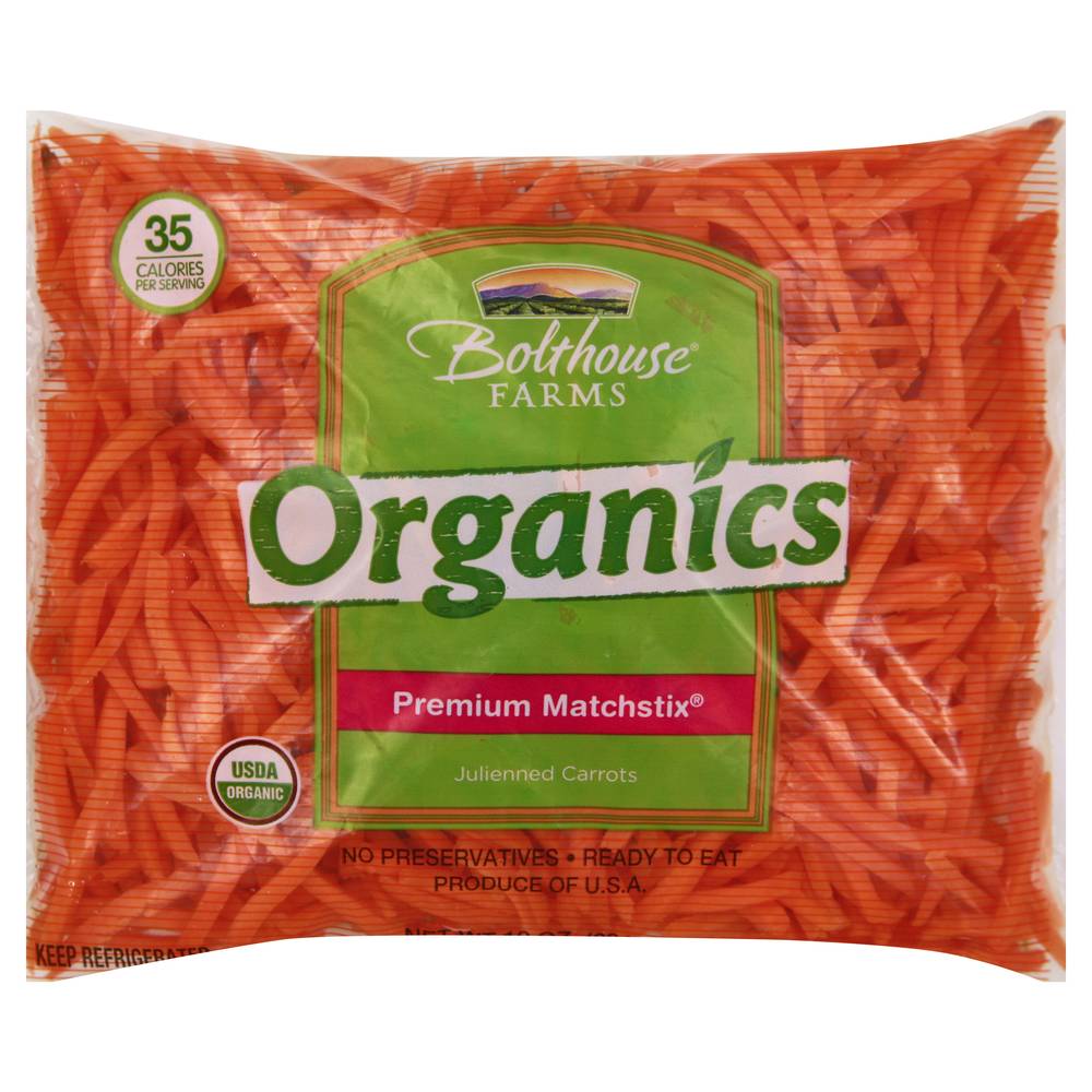 Bolthouse Farms Organics Premium Matchstix Carrots (10 oz)