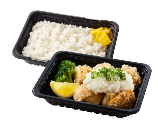 たっぷりおろしの唐揚げ弁当
