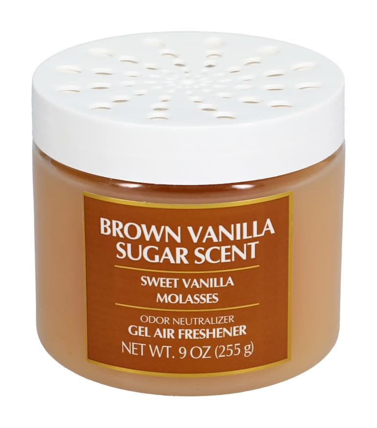 Odor Neutralizer Gel Air Freshener, Brown Vanilla Sugar (9 oz)