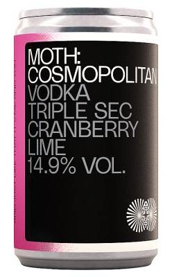 MOTH Cosmopolitan Vodka Triple Sec Cranberry Lime Cocktail (125ml)