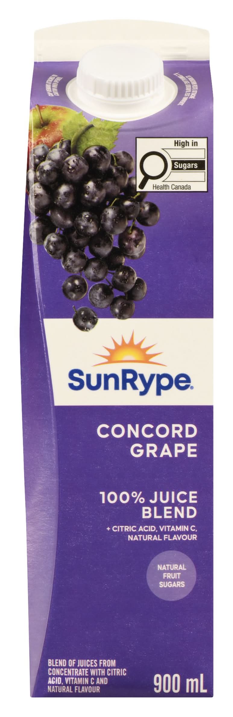 SunRype Concord Grape Juice 100% (900 ml)