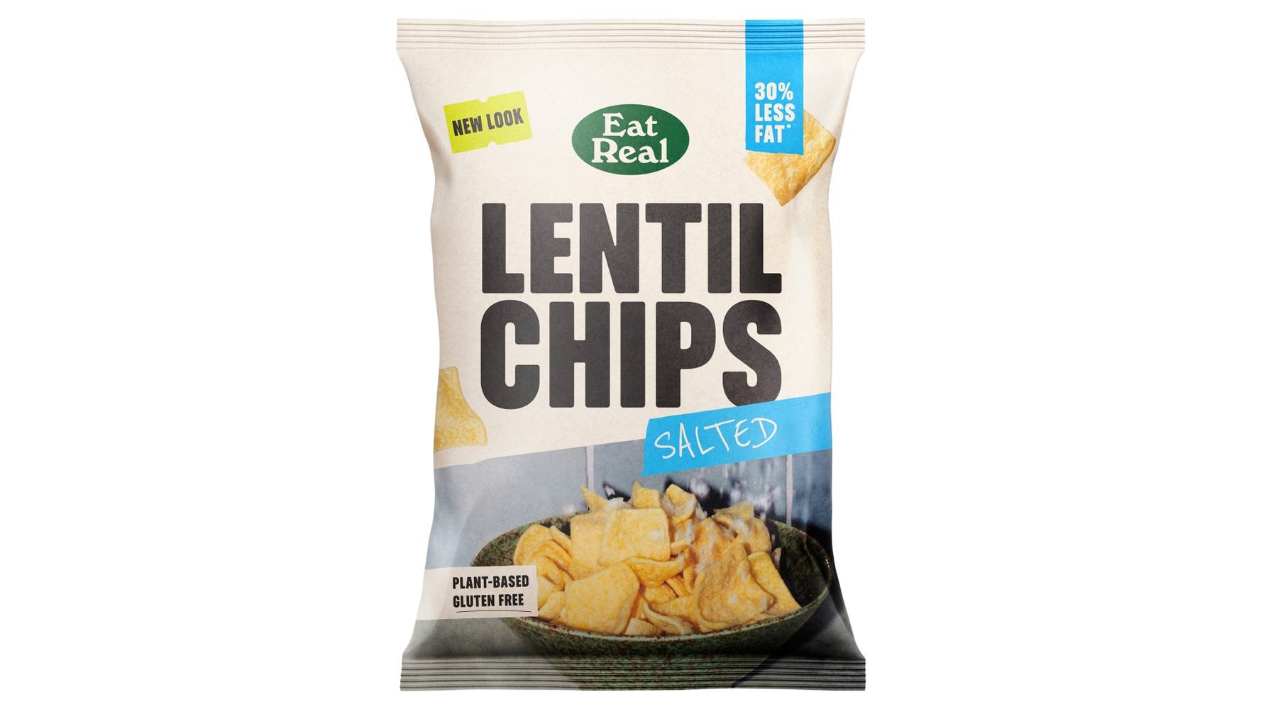 Eat Real Salted, Lentil Chips (95g)