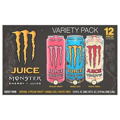Monster Energy Drink Variety pack (12 pack, 16 fl oz) (assorted)