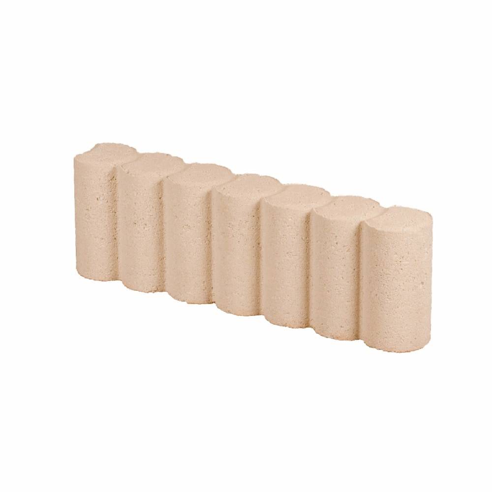 Matt log 16-in L x 3-in W x 6-in H Tan Concrete Straight Edging Stone | 102806211