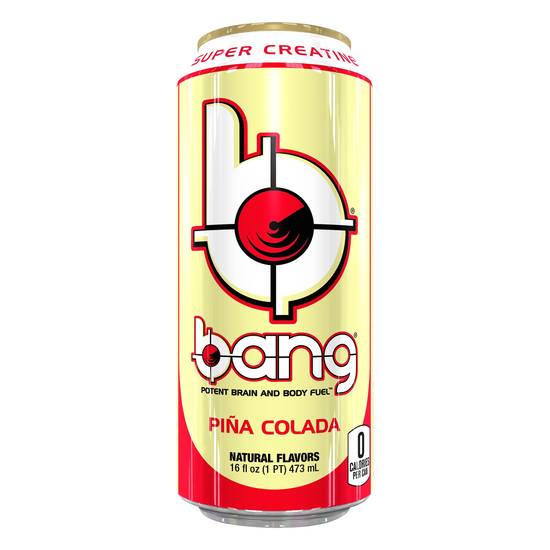 Bang Super Creatine Whole Lotta Pina Colada Energy Drink (16 fl oz)