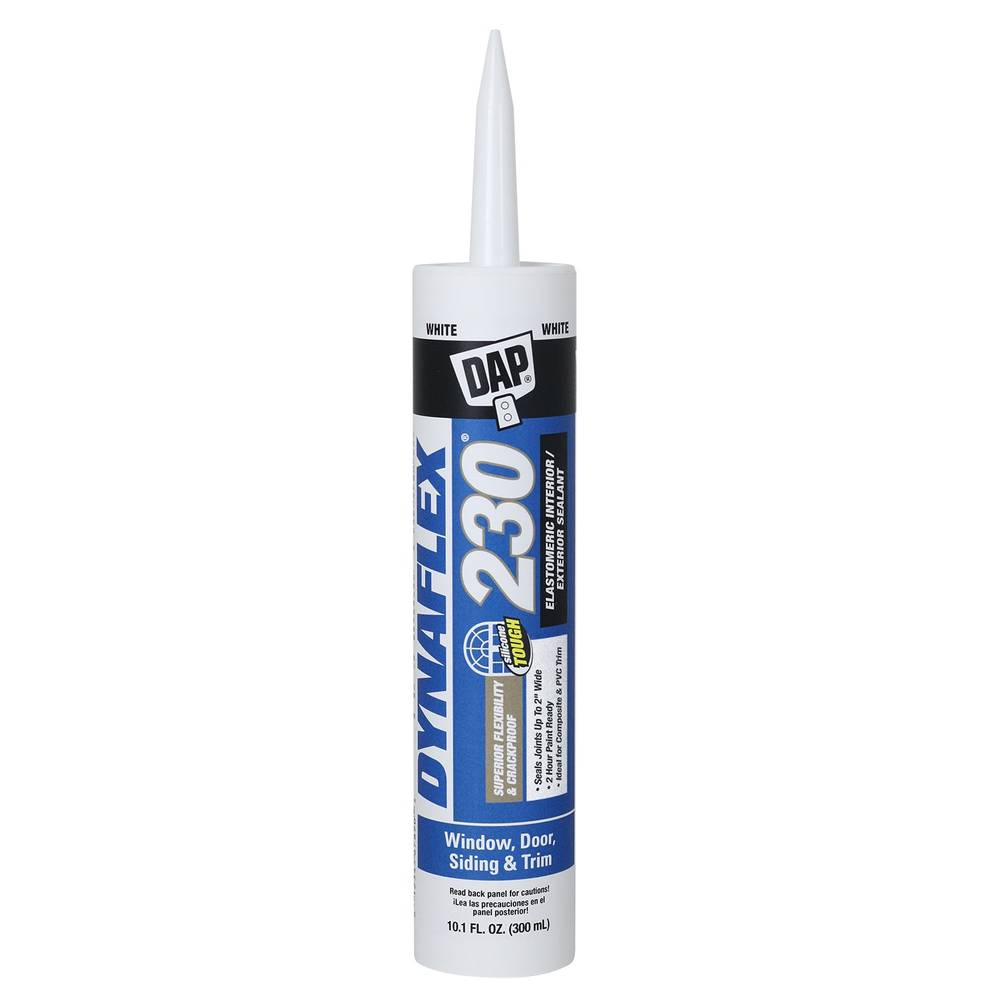 Dap Dynaflex 230 Premium Elastomeric Latex Sealant White (10.1 oz)