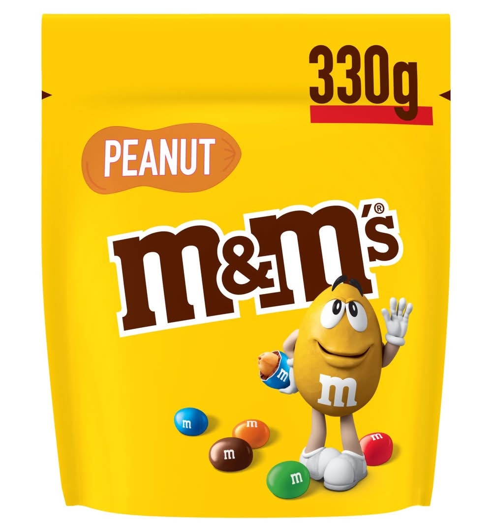 Bonbons Chocolat Cacahuètes M&MS - le paquet de 330g