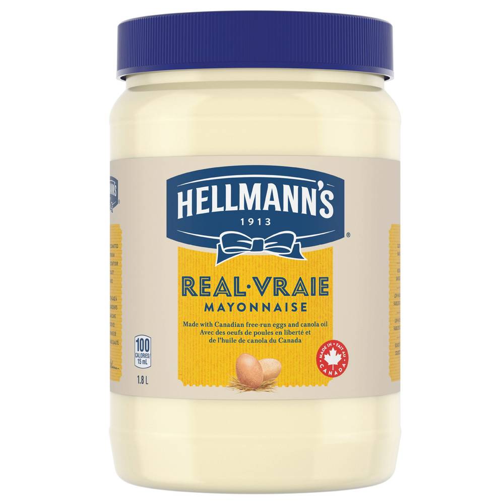 Hellmann’S Real Mayonnaise, 1.8 L