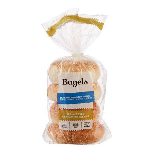 Upper crust bagels aux graines de sésame (452g) - sesame bagels (452 g)