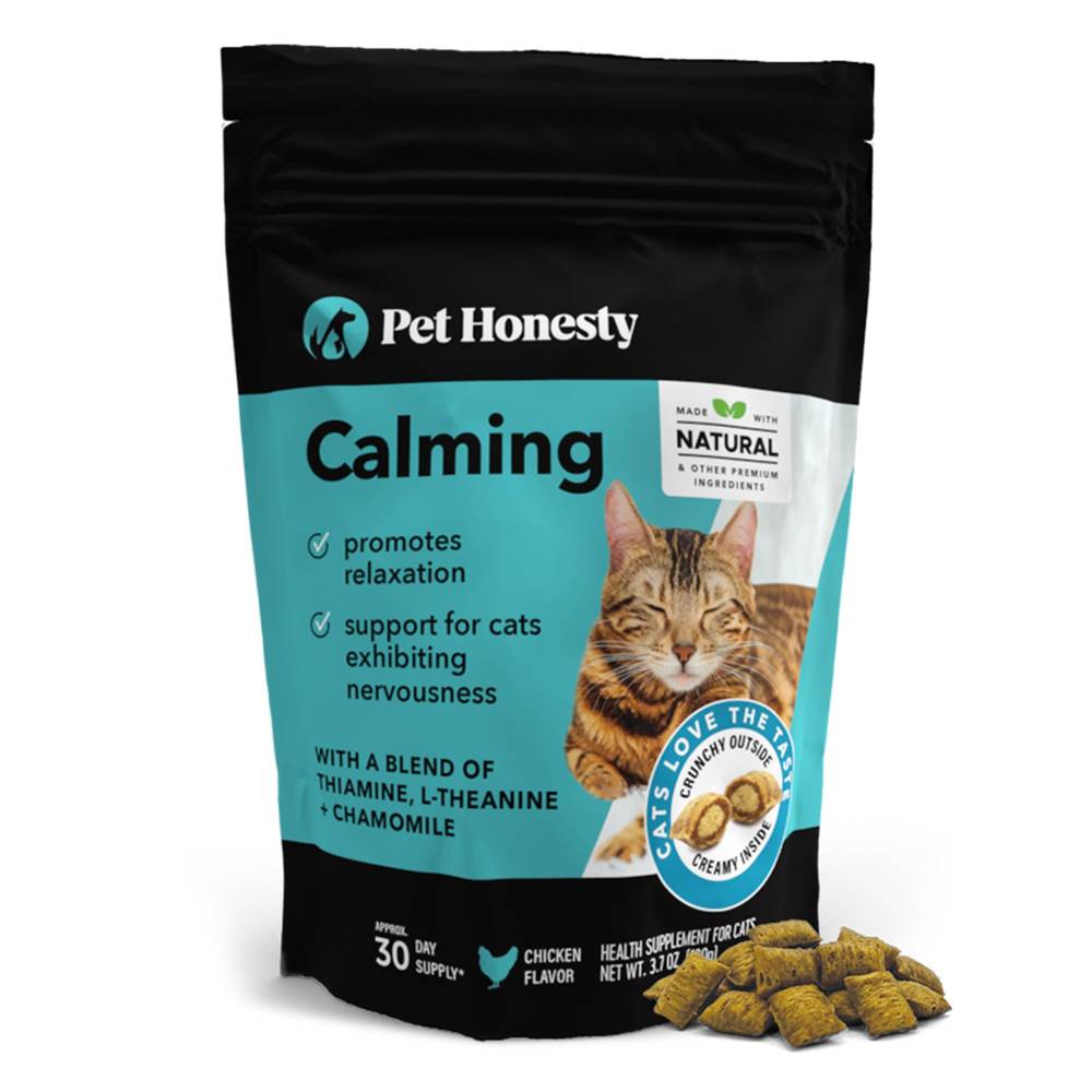 Pet Honesty Calming Chews For Cats, Chicken (3.7 oz)