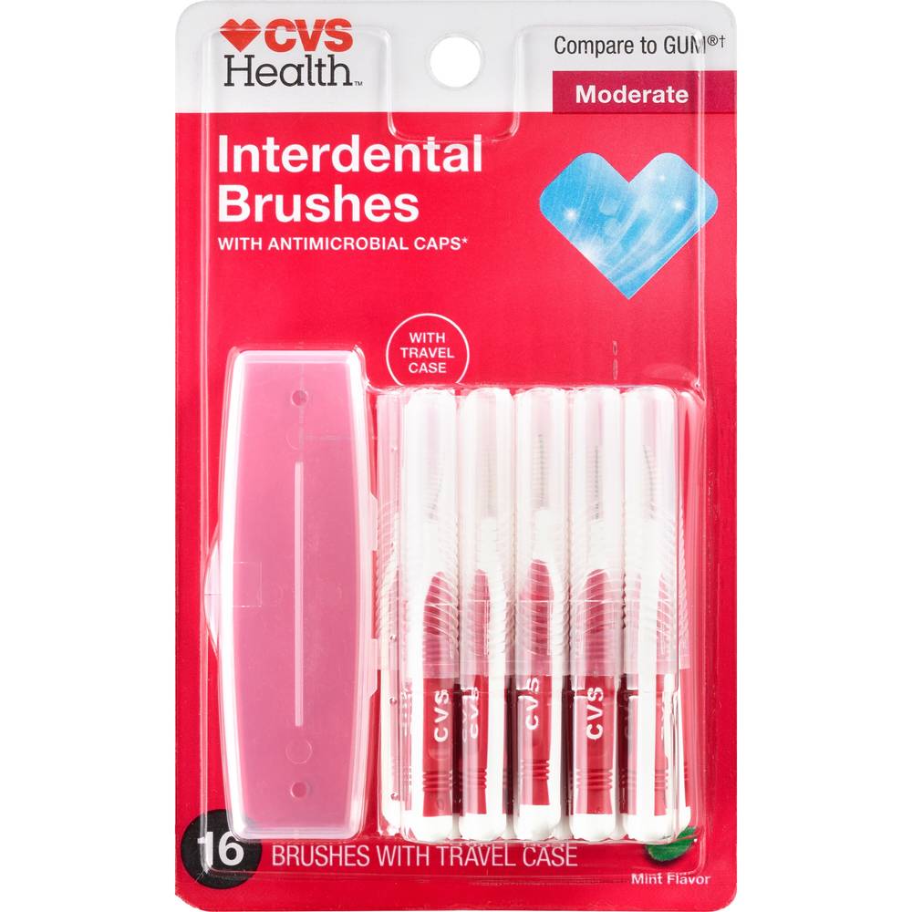 CVS Health Moderate Interdental Brushes, 16 CT