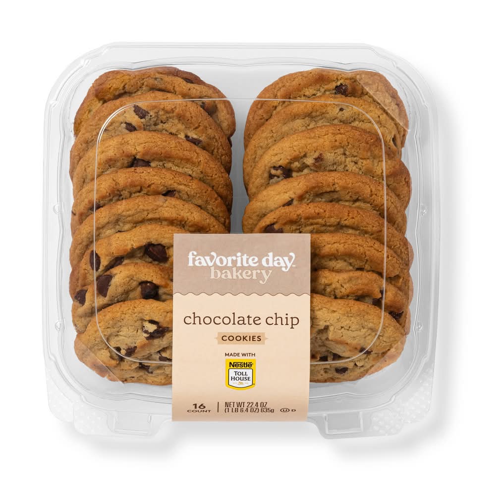 Favorite Day Cookies, Chocolate Chip (22.4 oz, 16 ct)