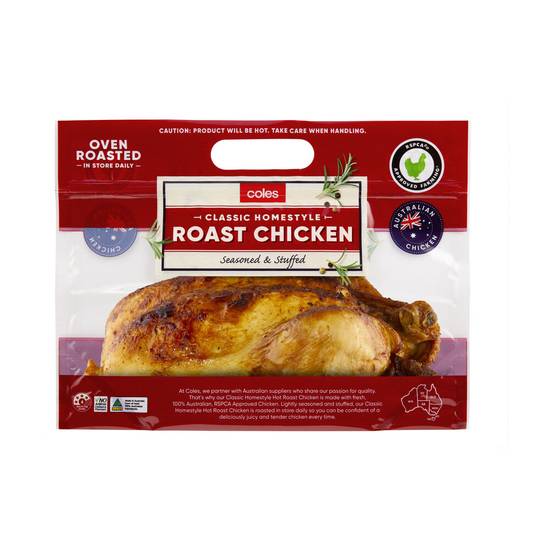 Coles RSPCA Approved Whole Chicken Roast 1 each