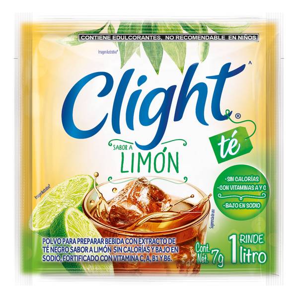 Clight polvo para preparar té sabor limón (7 g)