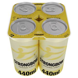 Strongbow Original Cider Cans 4 x 440ml