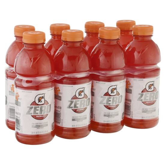 Gatorade Zero Sugar Fruit Punch Thirst Quencher (8 ct, 20 fl oz)