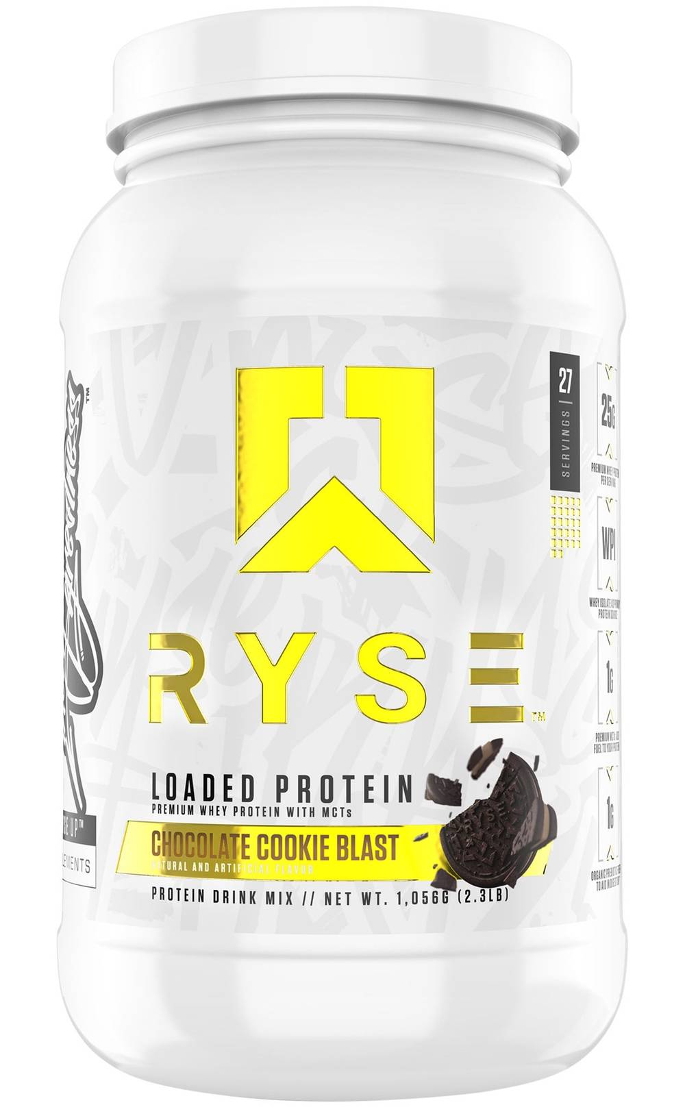 RYSE Fuel Loaded Protein Drink Mix, Chocolate Cookie Blast (2.3 lbs)