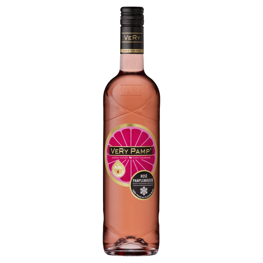 Very Pamp' - Boisson à base de vin rosé aromatisée pamplemousse (750ml)