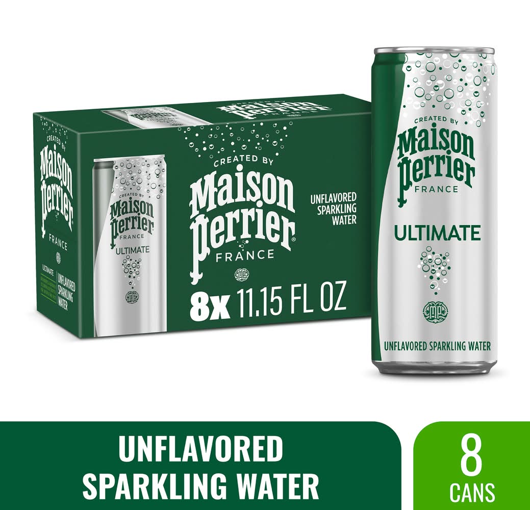 Maison Perrier France Ultimate Sparkling Water (8 x 11.15 fl oz)