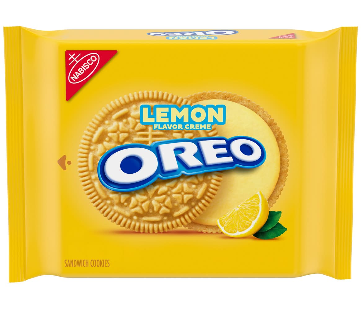 Oreo Nabisco Creme Sandwich Cookies, Lemon (14.03 oz)