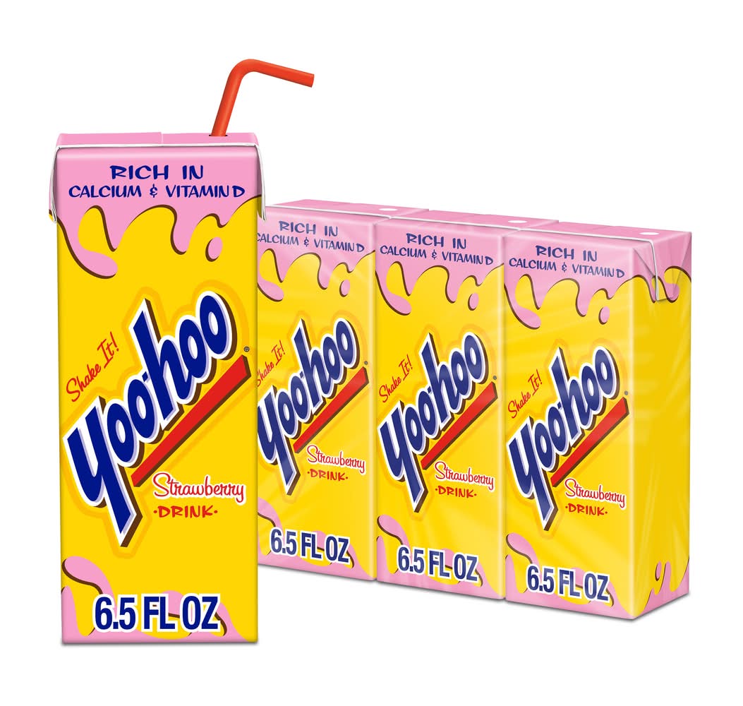 Yoo-hoo Drink, Strawberry (3 x 6.5 fl oz)