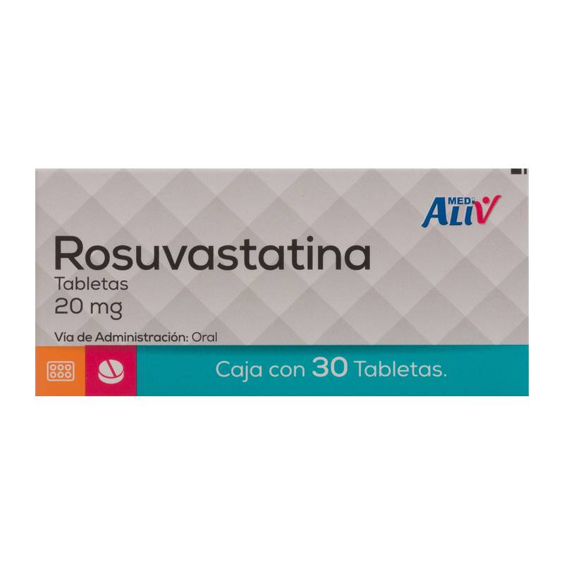 Medialiv rosuvastatina tabletas 20 mg (30 piezas)