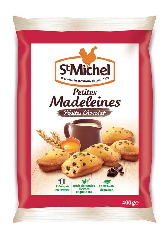 St Michel - Petites madeleines aux pépites de chocolat