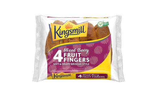 Kingsmill 4 Mixed Berry Fruit Fingers