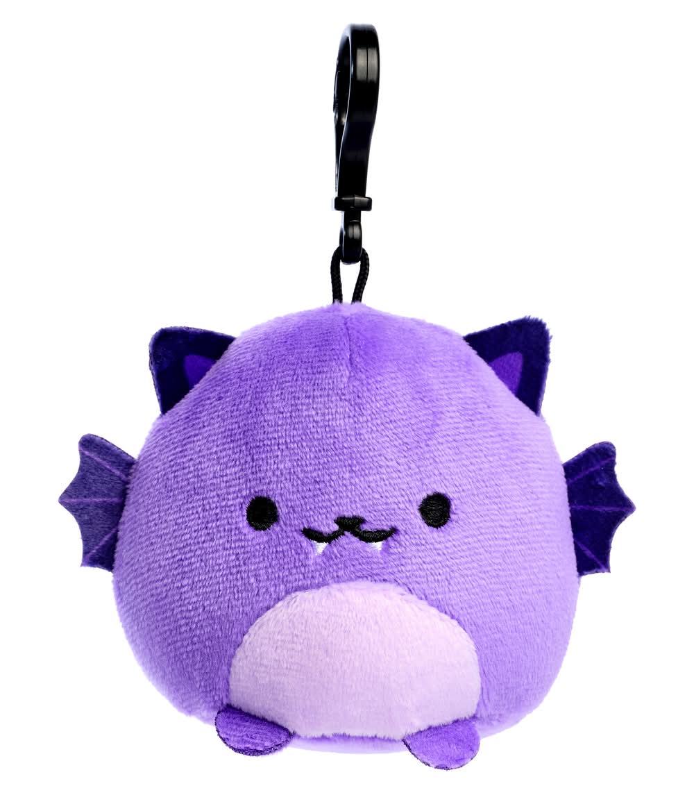 American Greetings Halloween Plush Bat Keychain With Swivel Clip