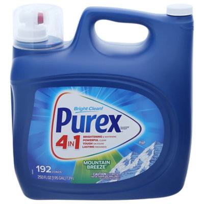 Purex Mountain Breeze Liquid Laundry Detergent, Mountain Breeze (250 fl oz)