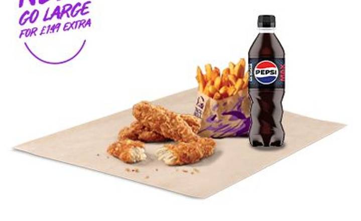 3 x Crispy Chicken Tender Large Meal