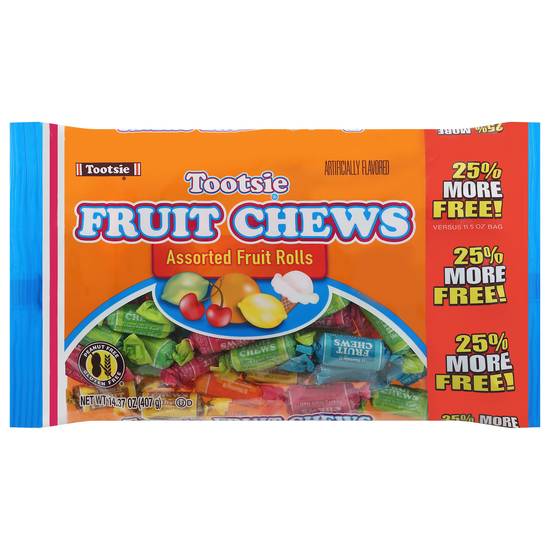 Tootsie Fruit Chews Assorted (14.4 oz)