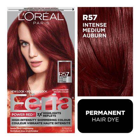 L'oréal feria permanent couleur de cheveux (r57 cherry crush)