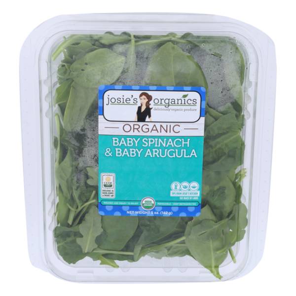 Josie's Organic Baby Spinach & Arugula