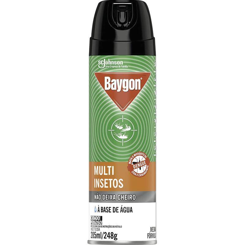 Baygon inseticida aerossol multi insetos (285ml)