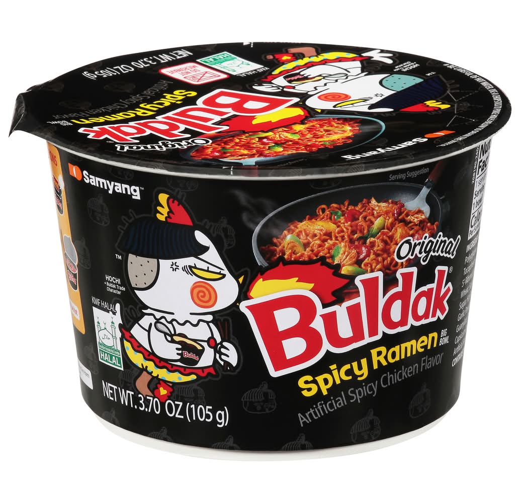 Buldak Bokeum Myun Super Spicy Chicken Instant Noodles (4.93 oz