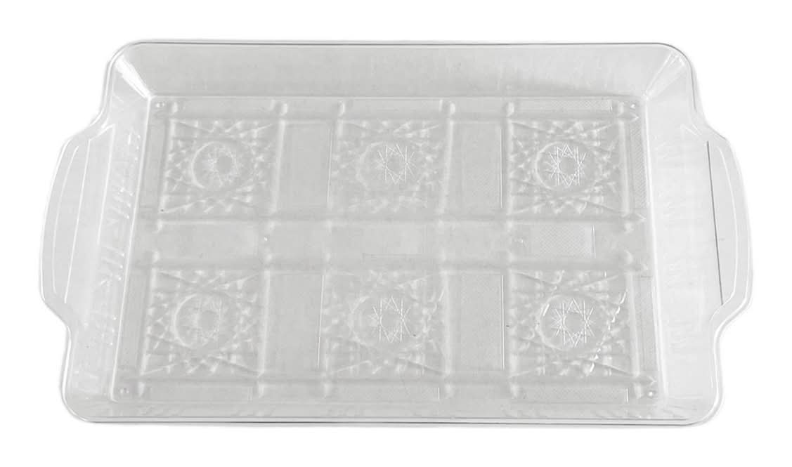 321 Party! Clear Square Tray