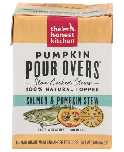 The Honest Kitchen Salmon & Pumpkin Grain Free Stew Pumpkin Pour Overs