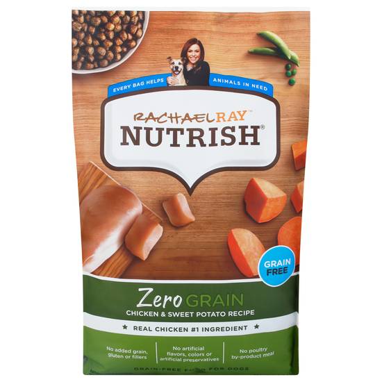 Nutrish Zero Grain Chicken & Sweet Potato Dog Food (13 lbs)