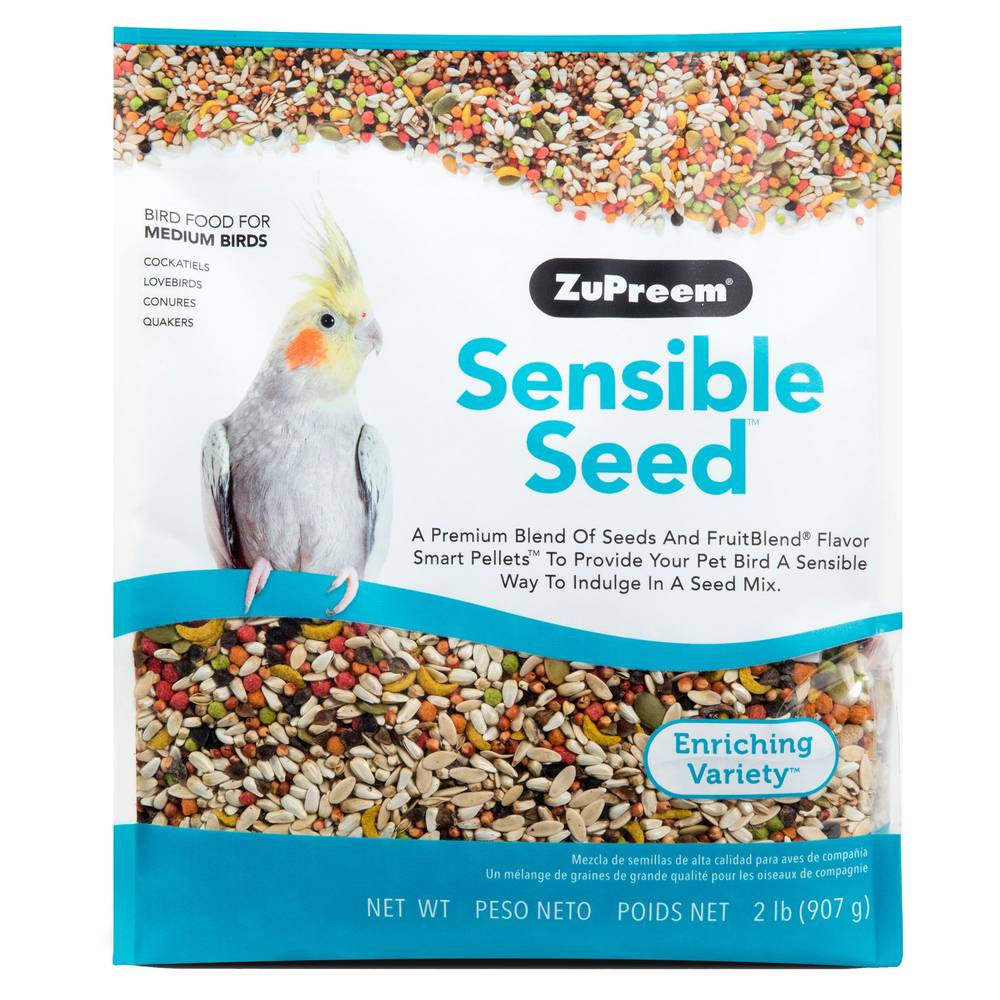 Zupreem® Sensible Seed Medium Bird Food (Color: Assorted, Size: 2 Lb)