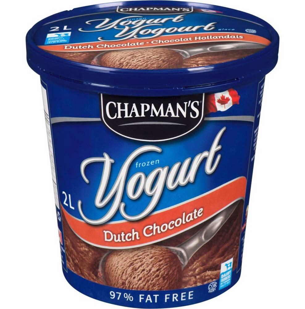 Chapman's Frozen Yogurt, Dutch Chocolate (2 L)