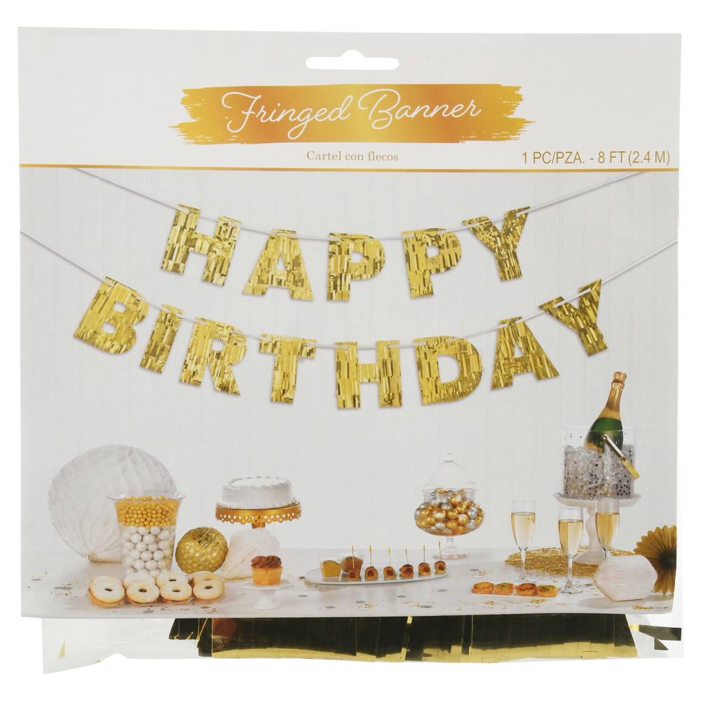 Amscan Happy Birthday Fringed Banner