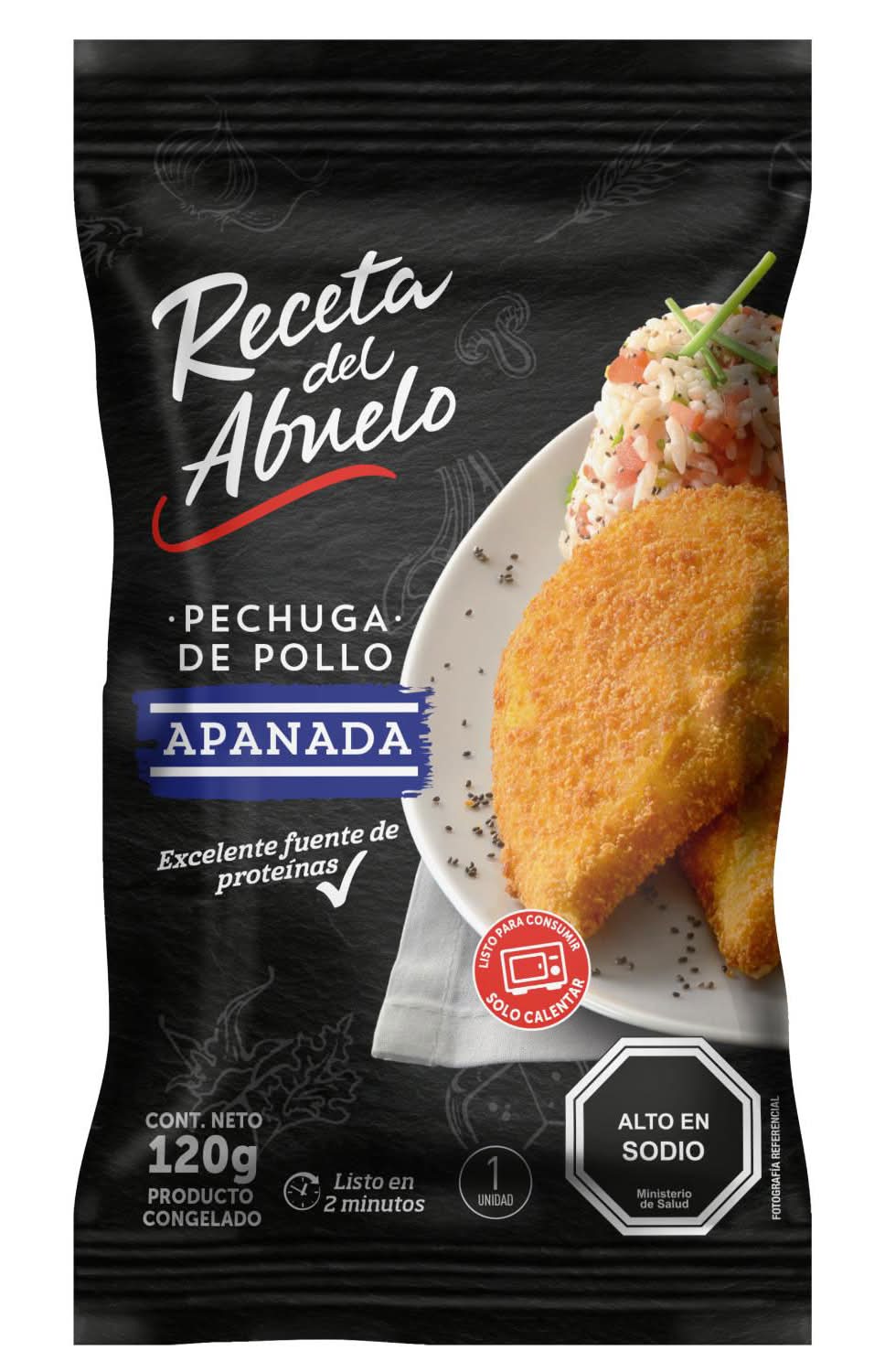 Receta del Abuelo · Pechuga apanada - Pollo (120 g)