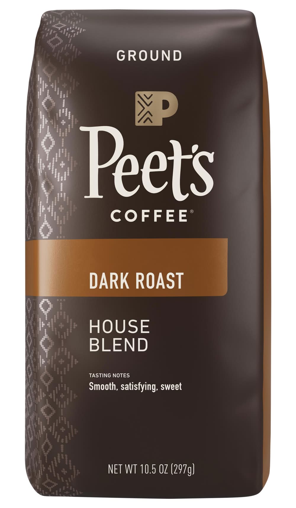 Peet's Coffee Dark Roast Ground House Blend Coffee (10.5 oz)