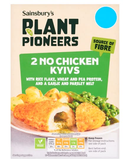 Sainsbury's Plant Pioneers No Chicken Kyivs (2 pack)
