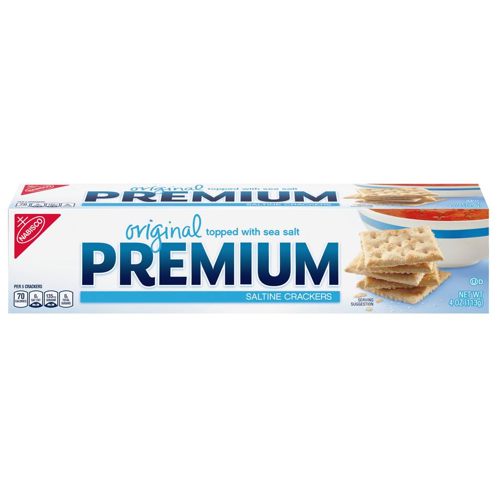 Nabisco Original Premium Crackers, Sea Salt (4 oz)