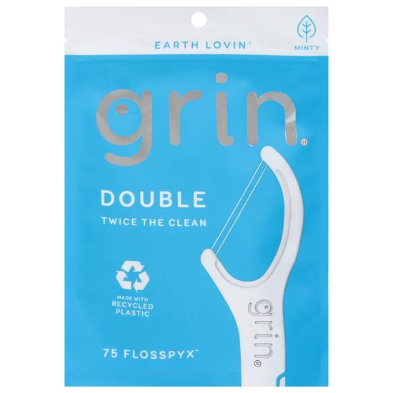 Grin Double Minty Flosspyx (75 ct)